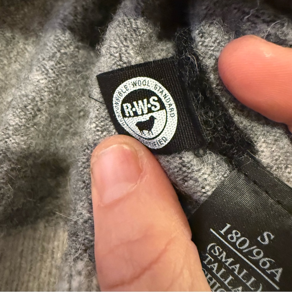 All Saints Fayde Logo Alpaca & Wool Blend Sweater - Picture 5 of 6